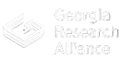 Georgia Research Alliance logo in white on a light gray background